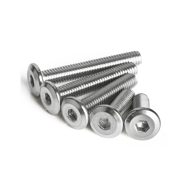 M2 M3 M4 M5 M6 M8 Bolt Manufactures Customized Hexagon Socket Thin Flat Head Allen Machine Screw