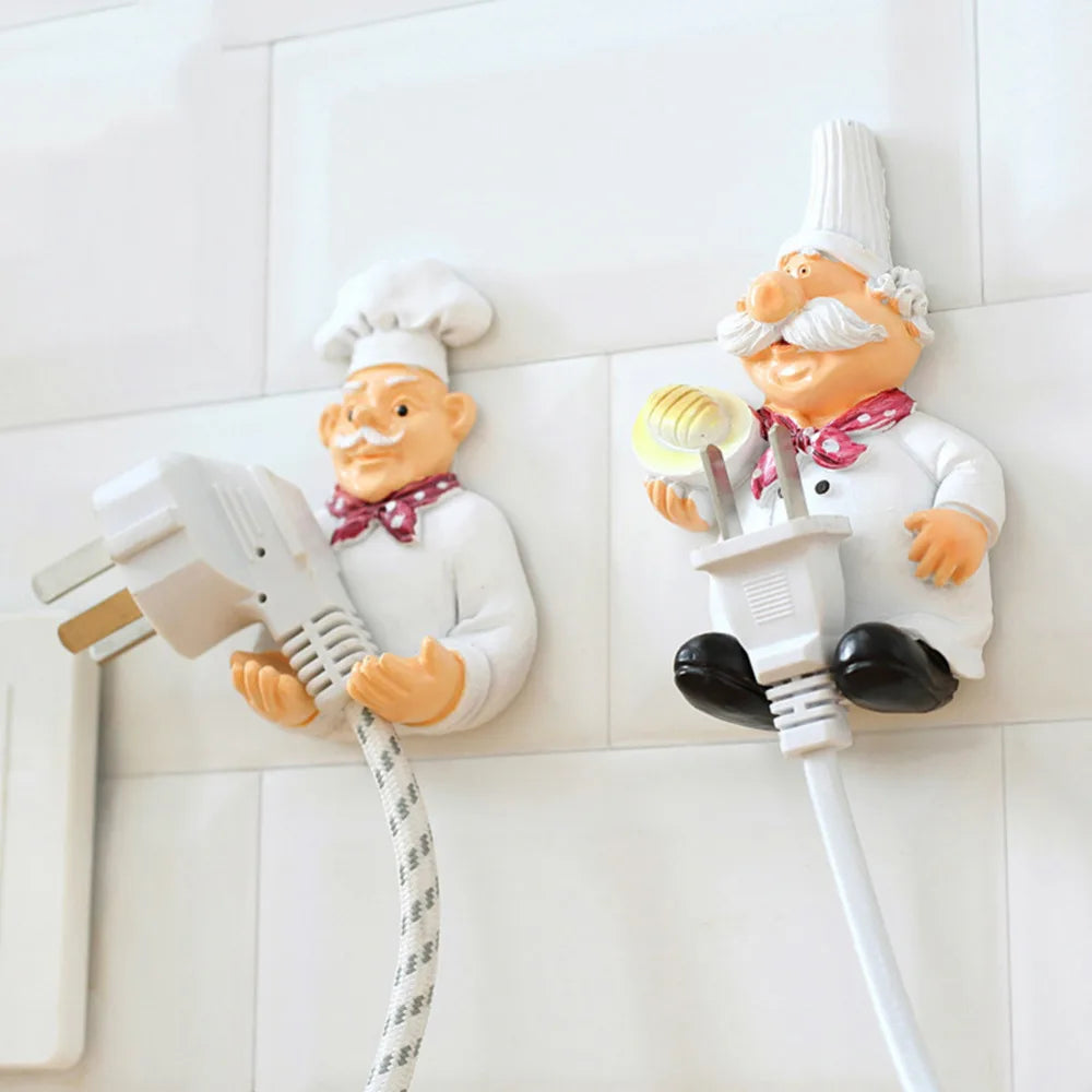 Wall Mounted Adhesive Hanger Cable Rack Storage Shelf Holder Socket Kitchen Accessories Power Plug Rack