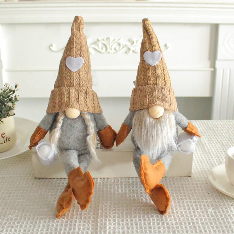 Christmas Gift Elf Gnome Doll Christmas Decorations for Home New Year 2024 Children's Gifts