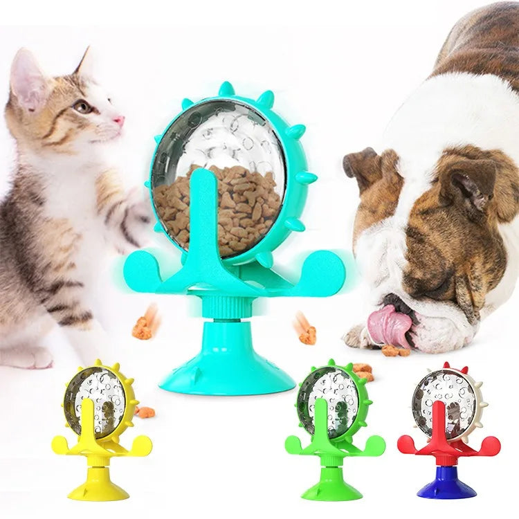 Multifunction Plastic Dog Feeding Leakage Toy Slow Feeder Bowl Pet Toy