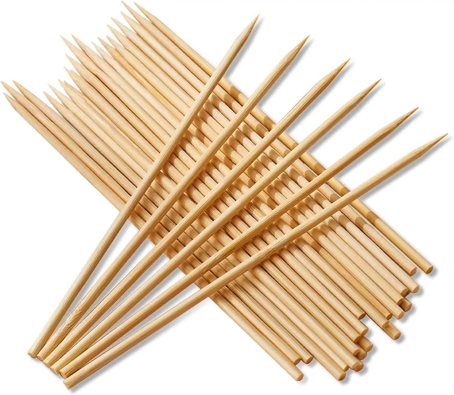 Bamboo Skewers for Kabobs Cheap Price 3mm Thick Round BBQ Heavy Food Bamboo Sticks