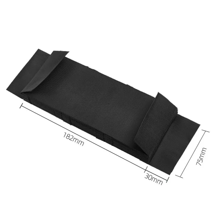 18.2*7.5cm 27 Card Slots Credit Card Accordion Insert Wallet 3 Rows Triple Inner Pages Cloth Fabric No Closure