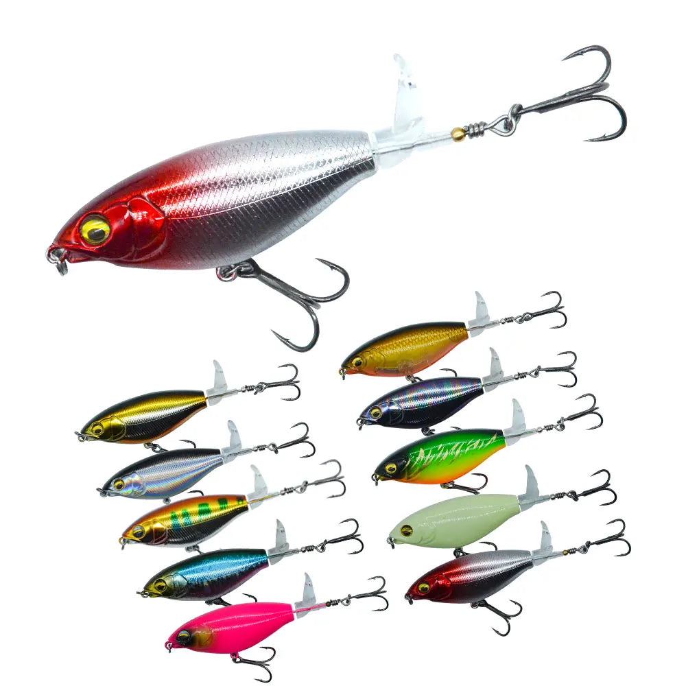 Floating Pencil Fishing Gear 75MM 85MM 6G 11G Bionic Fishing Lure Leaf Fish Bait