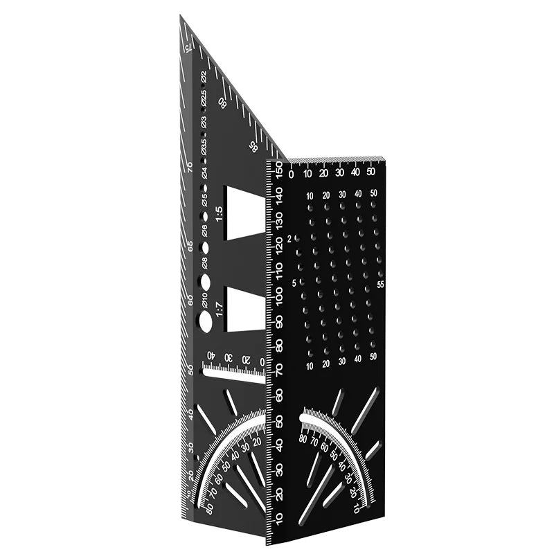 Aluminum Alloy Dovetail Marking 3D Mitre Gauge Industrial DIY Woodworking Accessories Customizable OEM Angle Ruler for Square