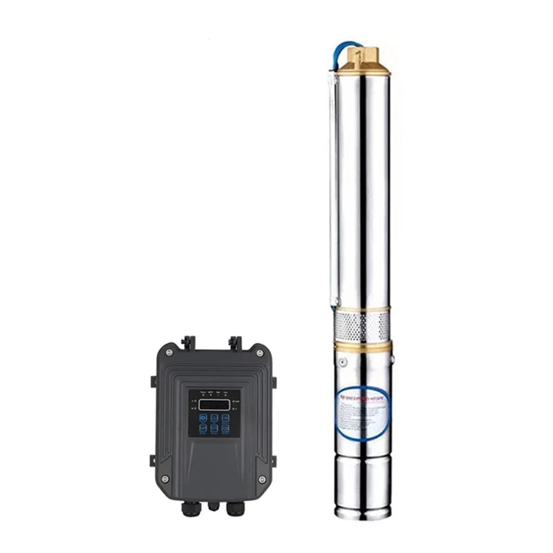 Hot Sale Low Voltage DC24V 1.5inch Solar Stainless Steel Multistage Copper Cable 3M Submersible Deep Well Low Pressure Pump