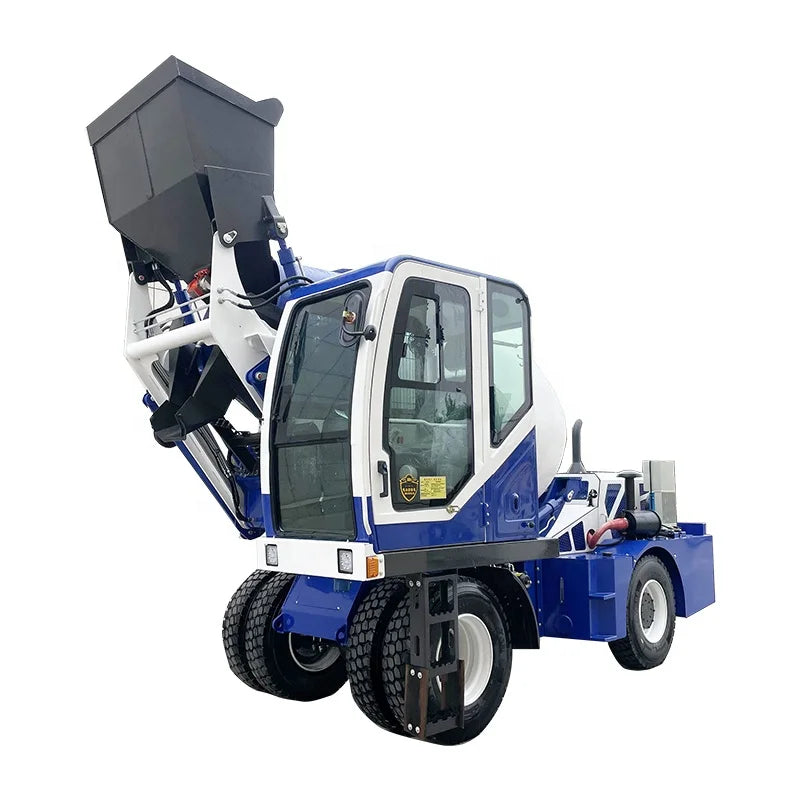 China Self Loading Concrete Mixer 2.4 Cbm 3.5 Cbm Cement Pump Self Loading Cement Concrete Mixer Truck