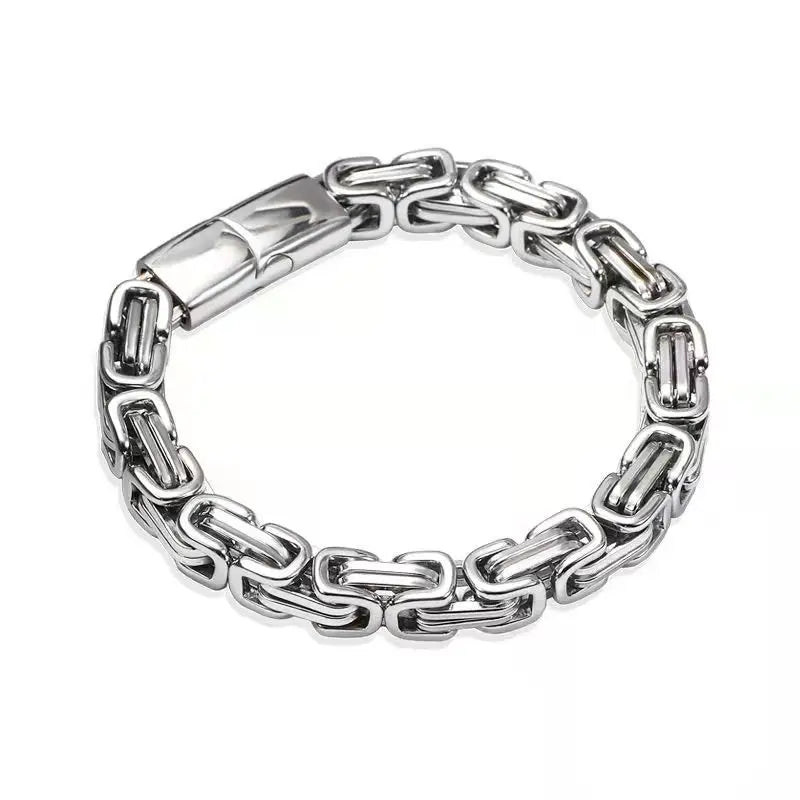 Majestic Emperor Chain Bracelet INS  Fashion Magnet Buckle High-grade Titanium Steel Bracelet
