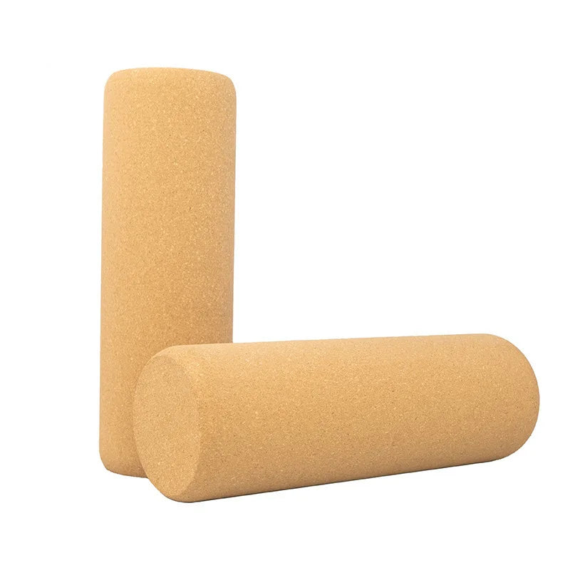 Premium Quality High Density Eco-Friendly Non-Slip Massage Relaxation Cork Roller with Custom Logo for Yoga Exercise