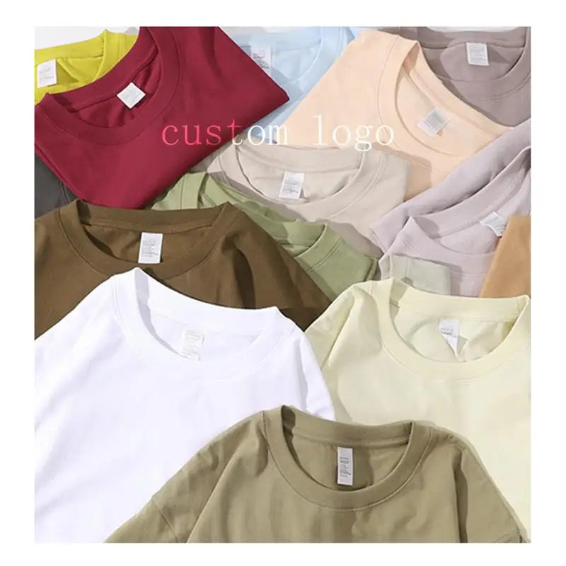 Hot Sale Men's T-shirt Crew Neck 230g Oversized Mens Short Sleeve Cotton Tshirt Classic t Shirt