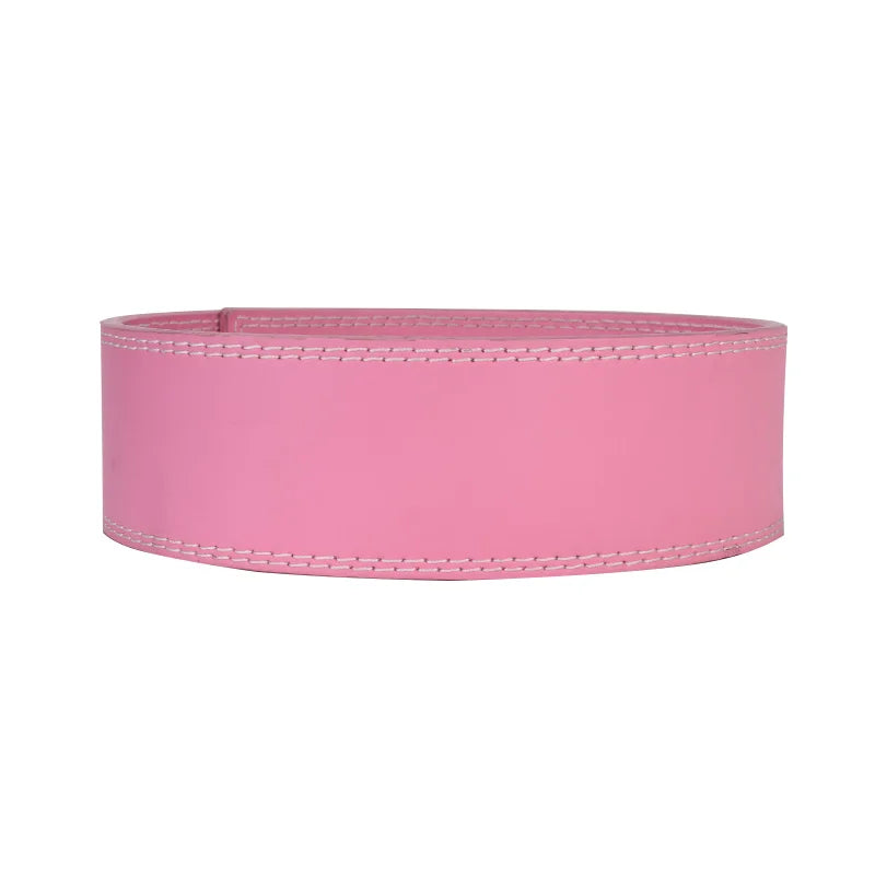 PD Power Lift Fitness Belt Squat Hard Pull Lift Lever Quick Buckle Microfiber Leather Professional Sports Men and Women