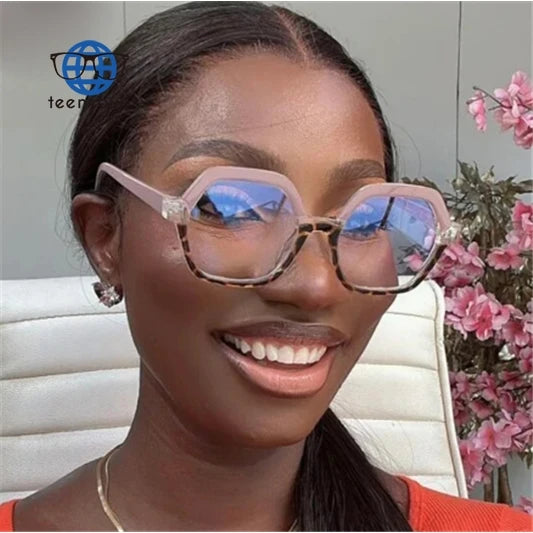 Teenyoun TR90 Optical Anti Blue Eyeglasses Women Computer Glasses Clear Len Eyewear Prescription Glasses 2024 Wholesale
