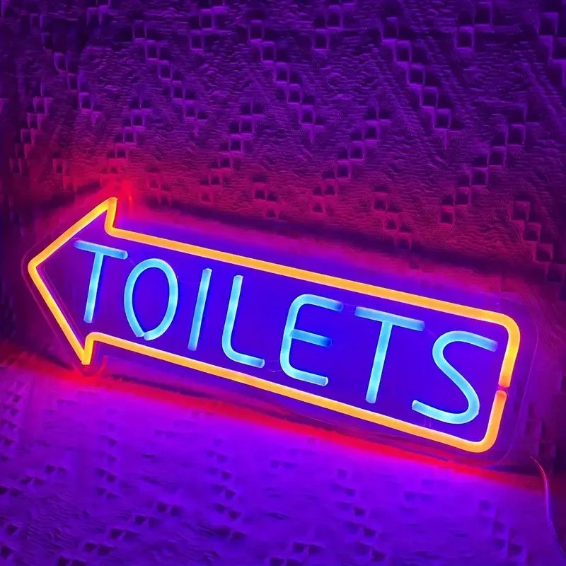 Dropshipping Decoracion Lettering Light Logo Neon Sign Custom Wedding Neon Sign For Toilets Arrow Neon Sign Party Home