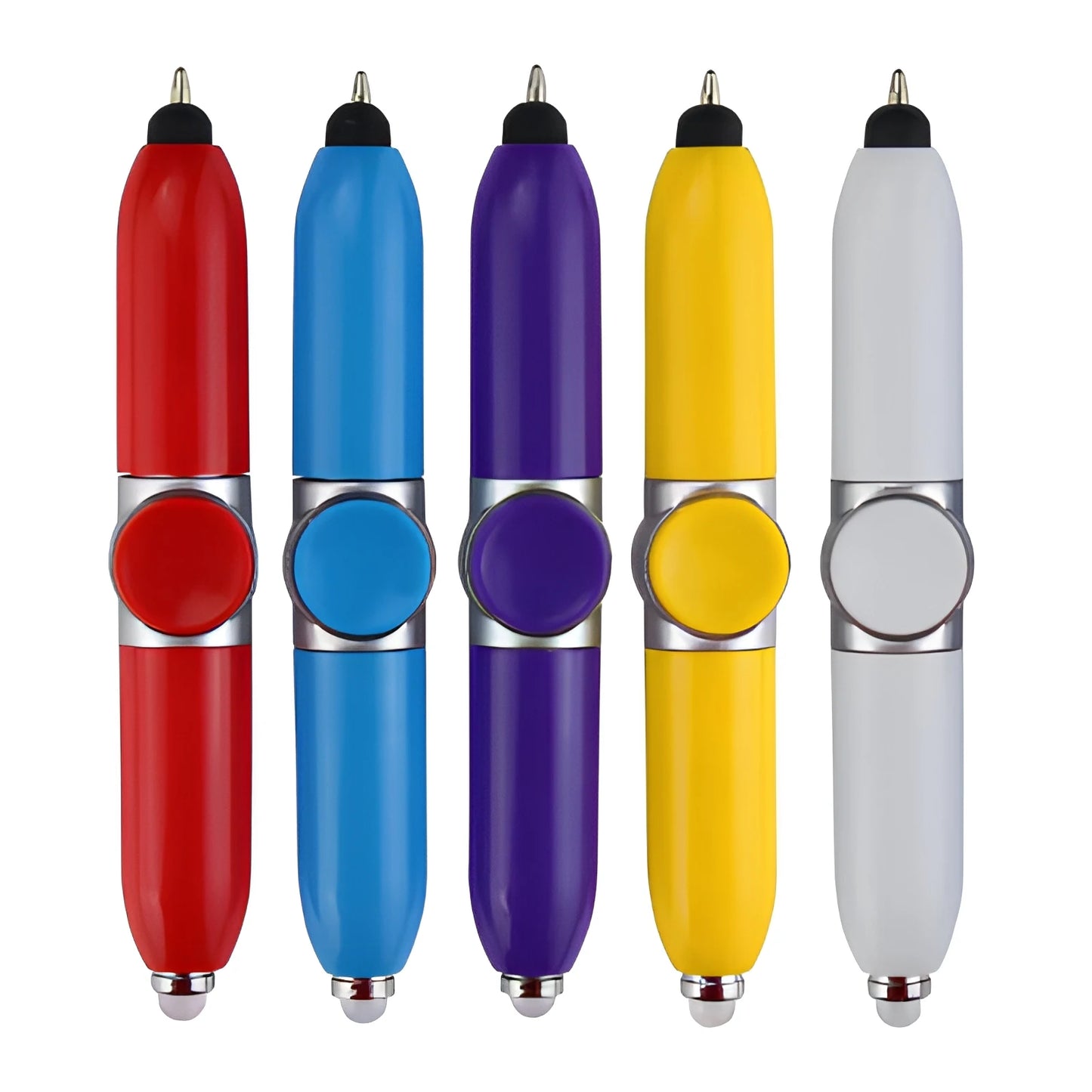 Multi-functional Fidget Pen JASON Stress Relief Gyro Spinner Ballpoint Pen for Kids Adults Office Decompression Gift