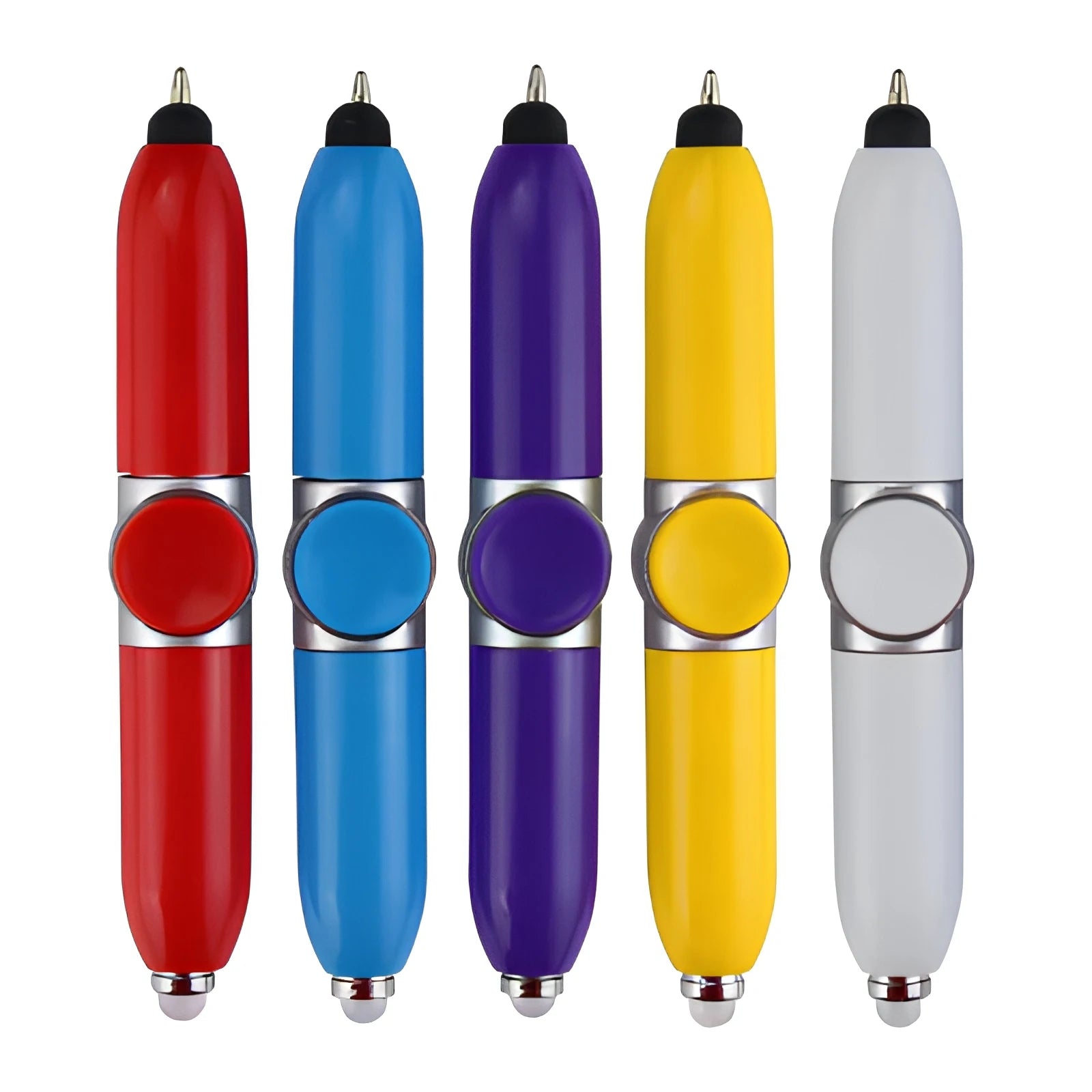 Multi-functional Fidget Pen JASON Stress Relief Gyro Spinner Ballpoint Pen for Kids Adults Office Decompression Gift