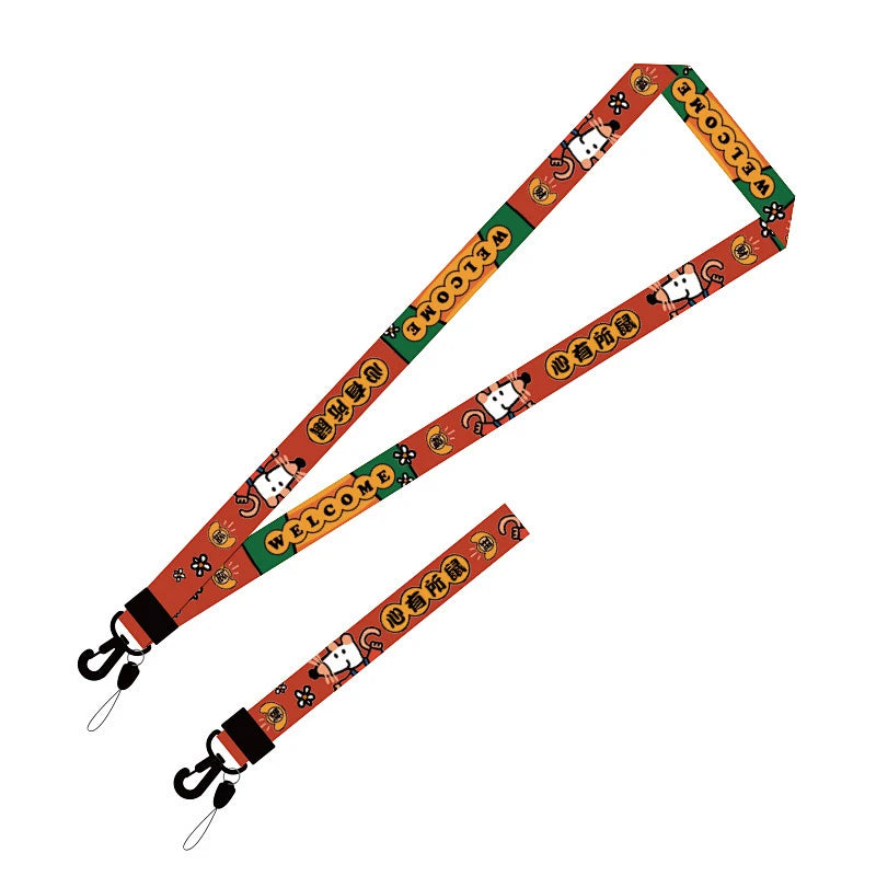 Sublimation Lanyard Roll ID Lace Lanyard Roll Sublimation Printing Sheet Roll for Lanyard Cable