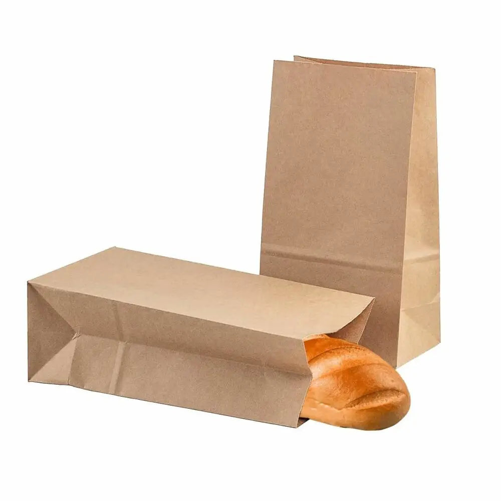 Promotion Oem Size Custom Design SOS Brown Kraft Reusable Paper Bag for Brand Food