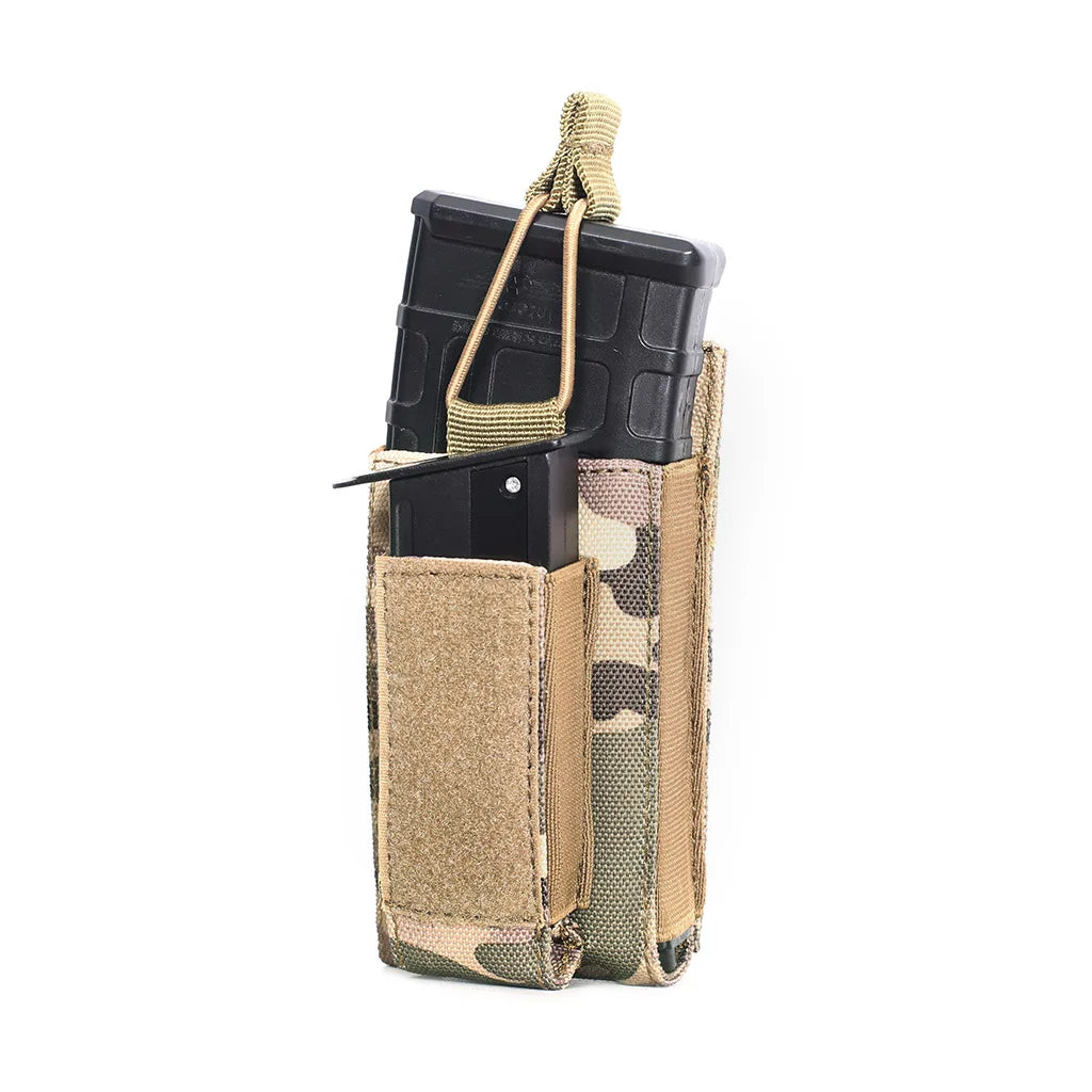 Tactical Nylon 5.56 /7.62mm Outdoor Vest Accessories Single Magazine Pouch Hunting Mag Pouch