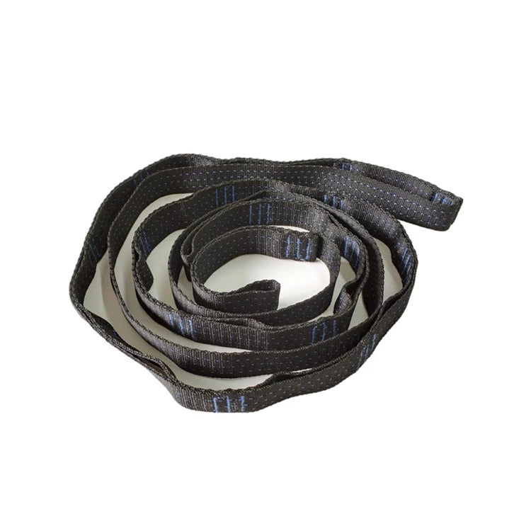 Polyester Daisy Chain Strap Hammock Tree Straps Camping Safety Belt Hammock Straps Webbing Hammock Accessory