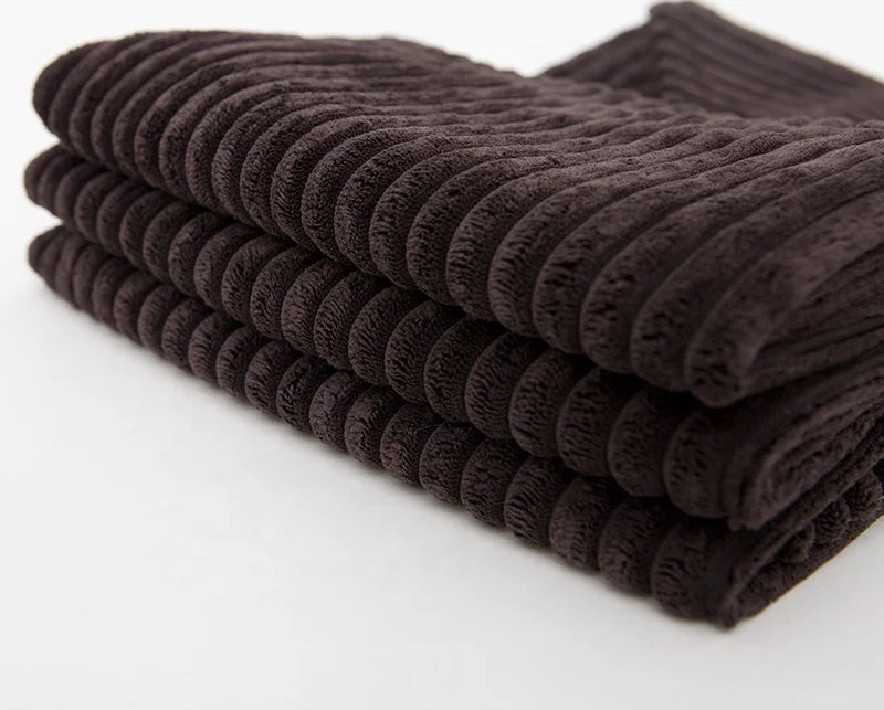 EMF Shielding Corduroy Blanket Made with Silver Conductive Fiber Radiation-free Rug and Silver Fiber Blanket for Airplane Tri