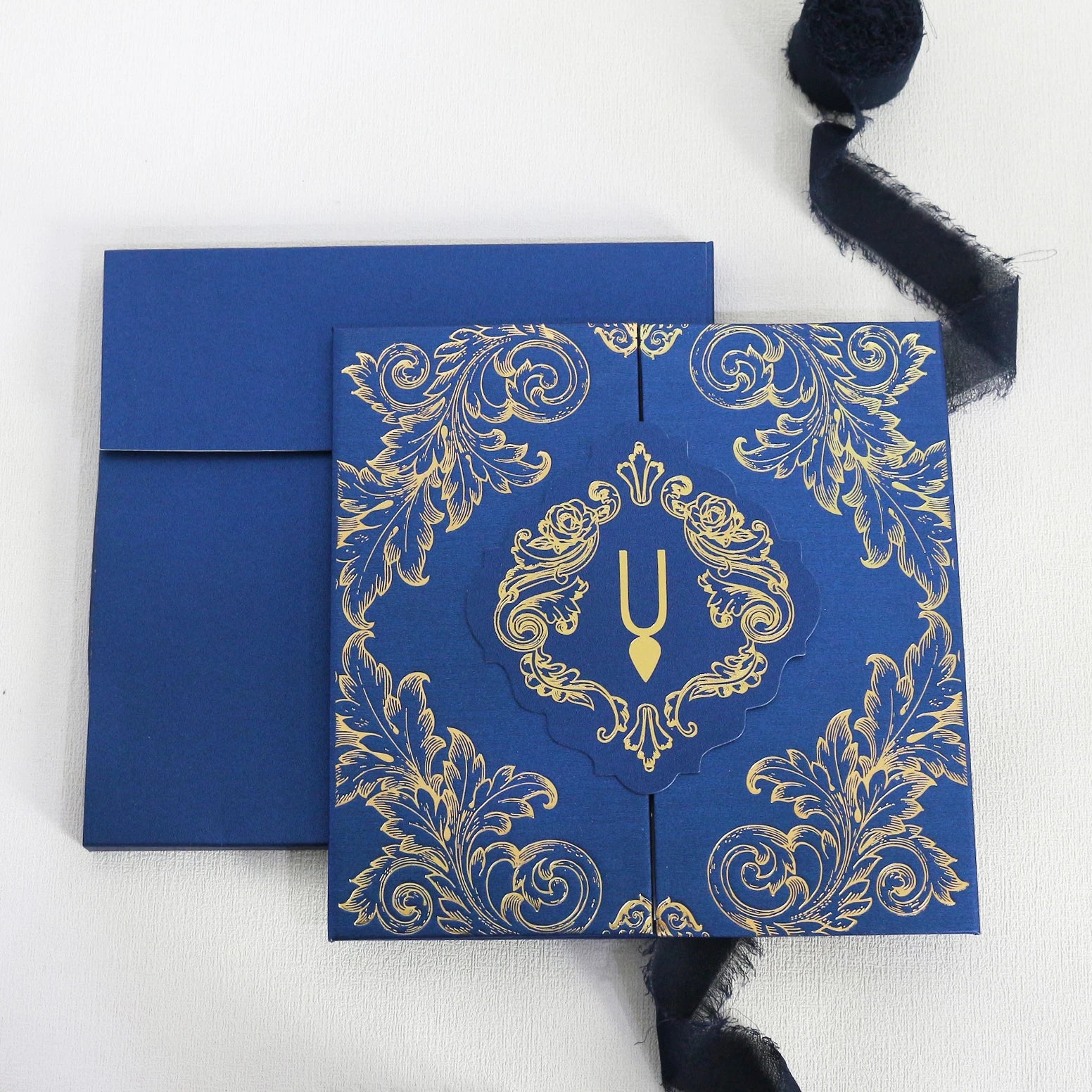 Bat Mitzvah Invitation Folio Personalized Bridal Shower Wedding Invitation Card with Custom Printed