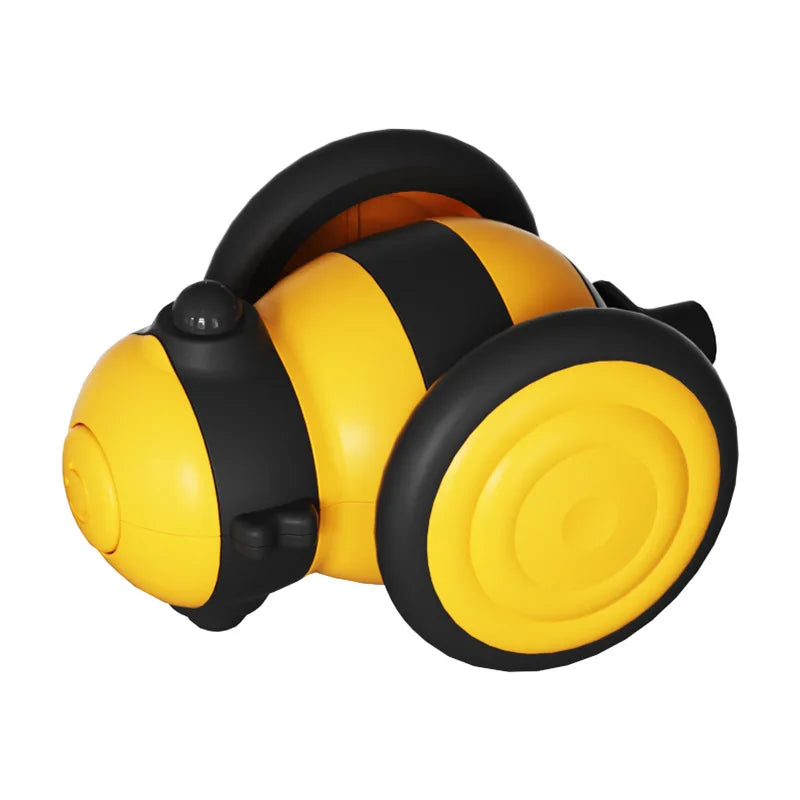 Wholesale Rechargeable Pet Intervative Auto Running Yellow pink Bee Car Toy Smart Eautomatic Cat Teasing Toy