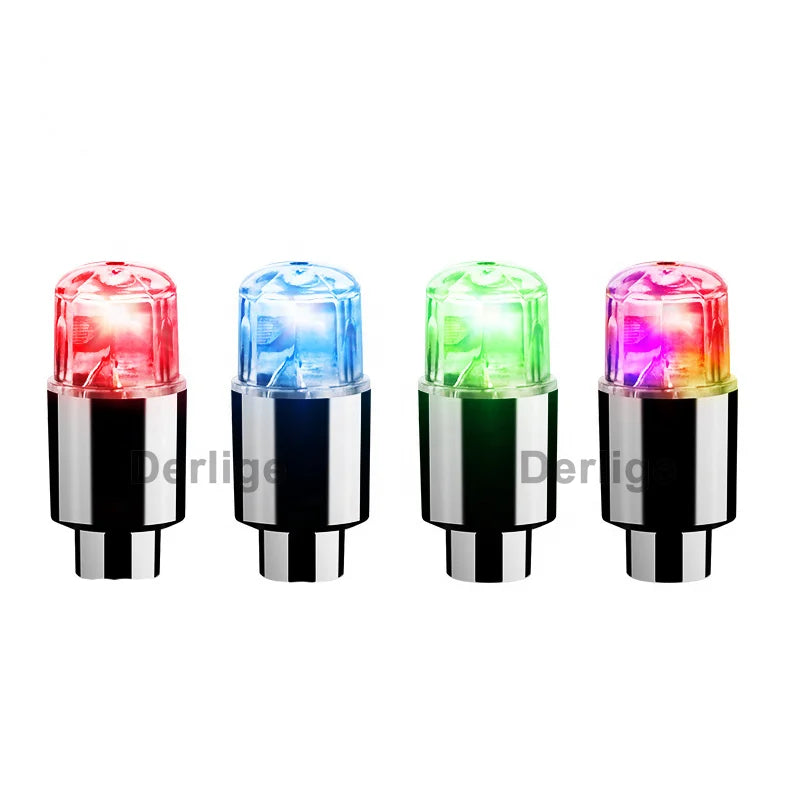 Multicolor Cycling Tyre Bicycle Motorcycle Car Wheel LED Light Tire Valve Cap Bicycle Wheel Light