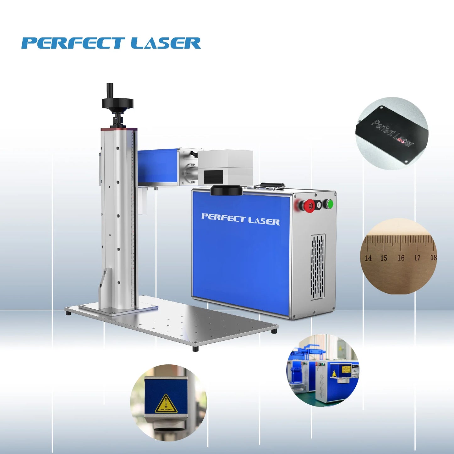 Animal Cattle Ear Tag Printer 20W Laser Fiber Marking 30W Pet Tag Stone Engraving Machine for Plastic Abs Ear Tag Printing