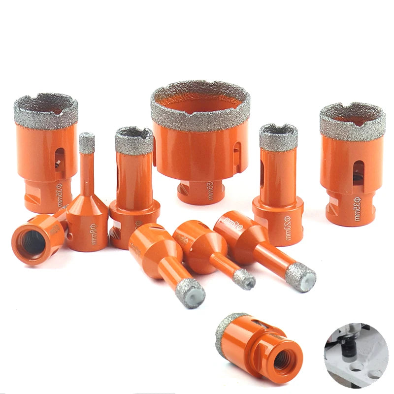Vacuum Brazed Diamond Hole Saw Tile Core Drilling Bit Tools Brazing Ceramic Tile Masonry Glass Drill Bit Hole Saw