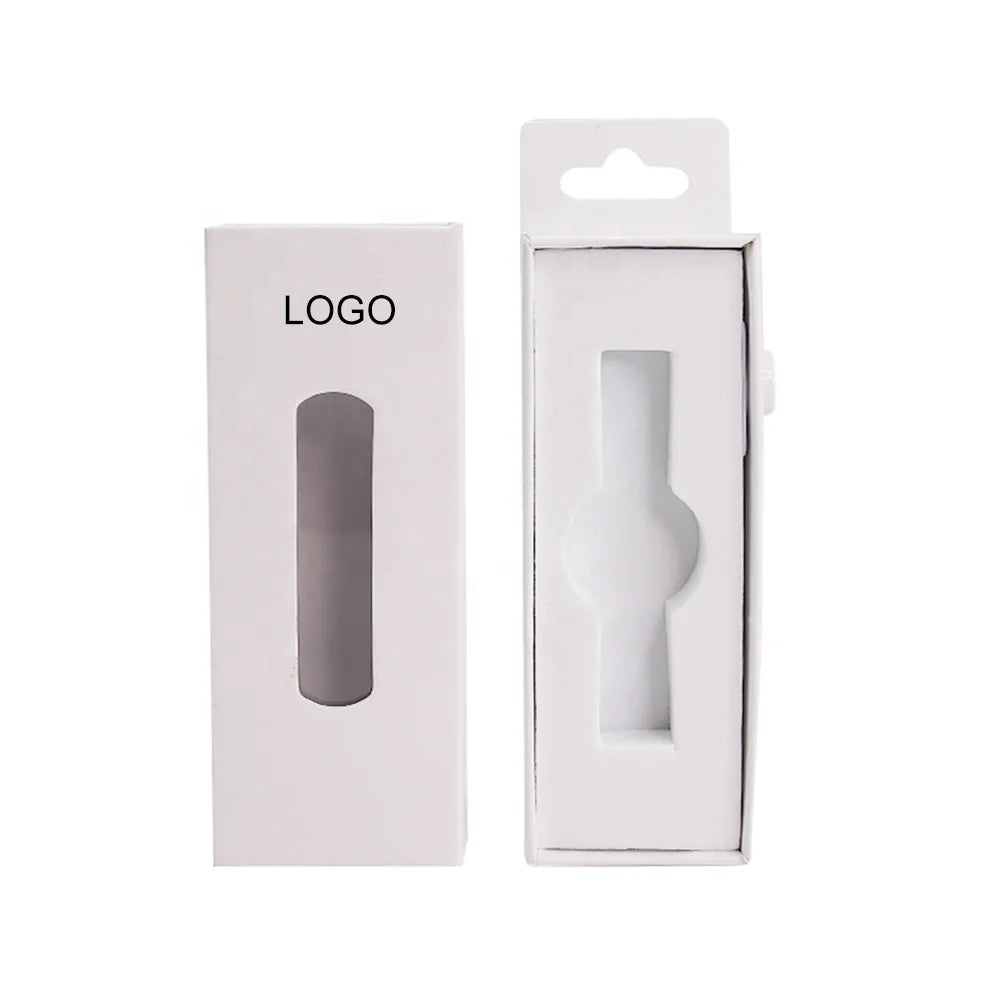 Custom Design Sample Hanging Hollow Extract King Size 1gram Packaging Corrugated Paper Box With Clear Window