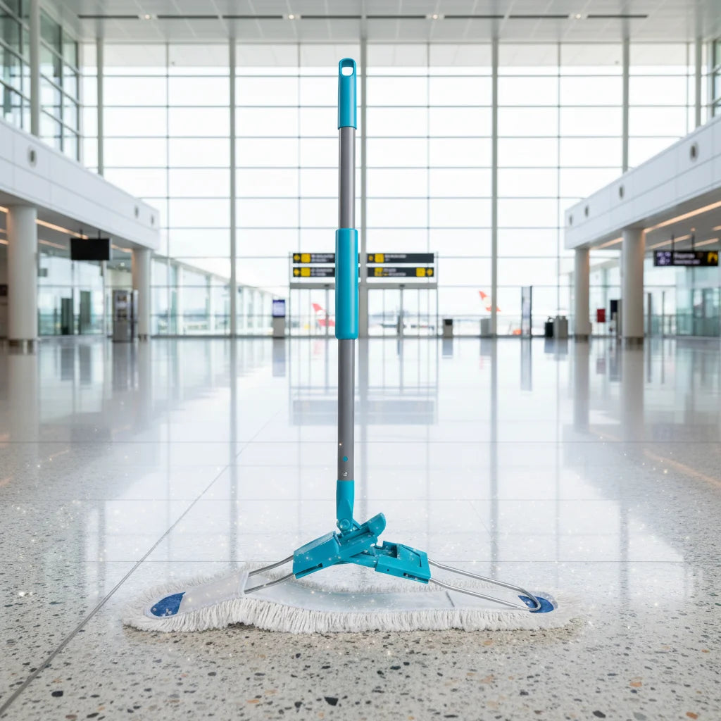 Euro Style Commercial Mop System Professional Industrial Cotton Dust Mop Steel Eco-Friendly Quick Dry Floor Cleaning Mop