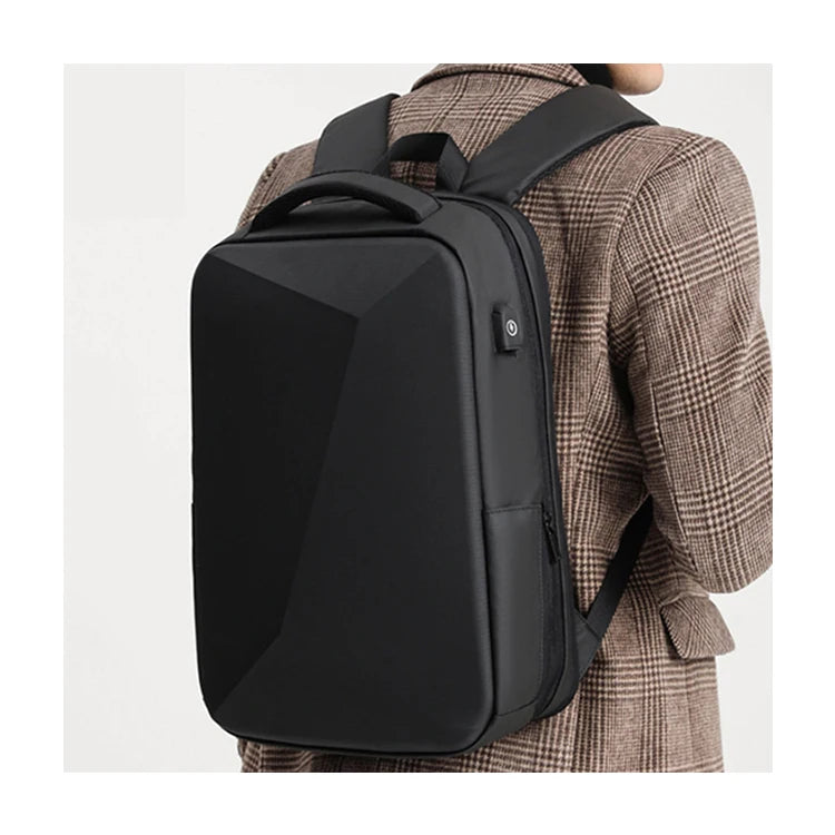 Waterproof Hard Shell Anti-theft Zipper Laptop Backpack EVA USB Charger Highly Durable 36-55L Capacity for Student Business U