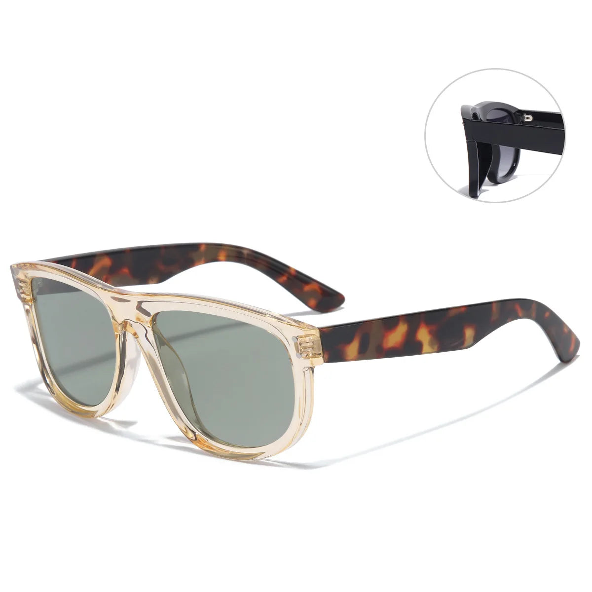 Wholesale 2024 Custom Logo Square Sunglasses UV400 PC Frame Material Fashionable Eyewear for Women and Men