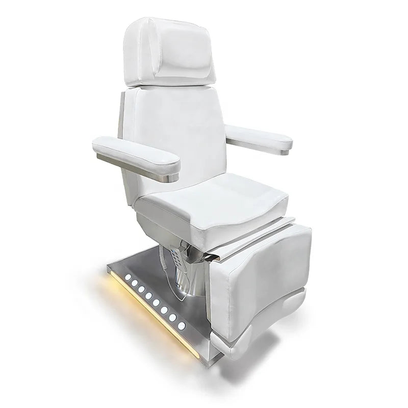 Anteeth Modern Electric Massage Bed Salon Furniture Built-in Foot Control 4 Motor High-Density Sponge Metal Frame Spa Facial
