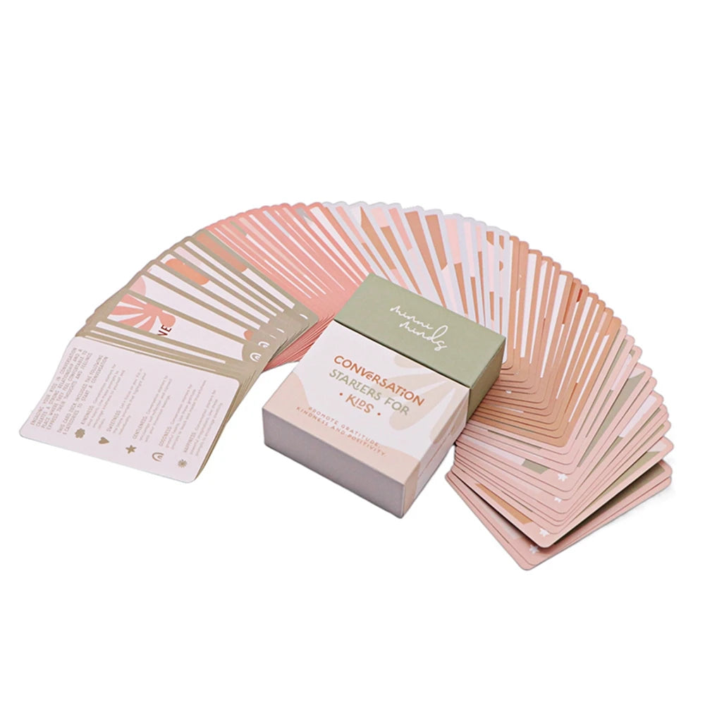 Custom Affirmation Card Deck Oracle Cards Print Gold Foil Holographic Tarot Cards Deck With Guidebook