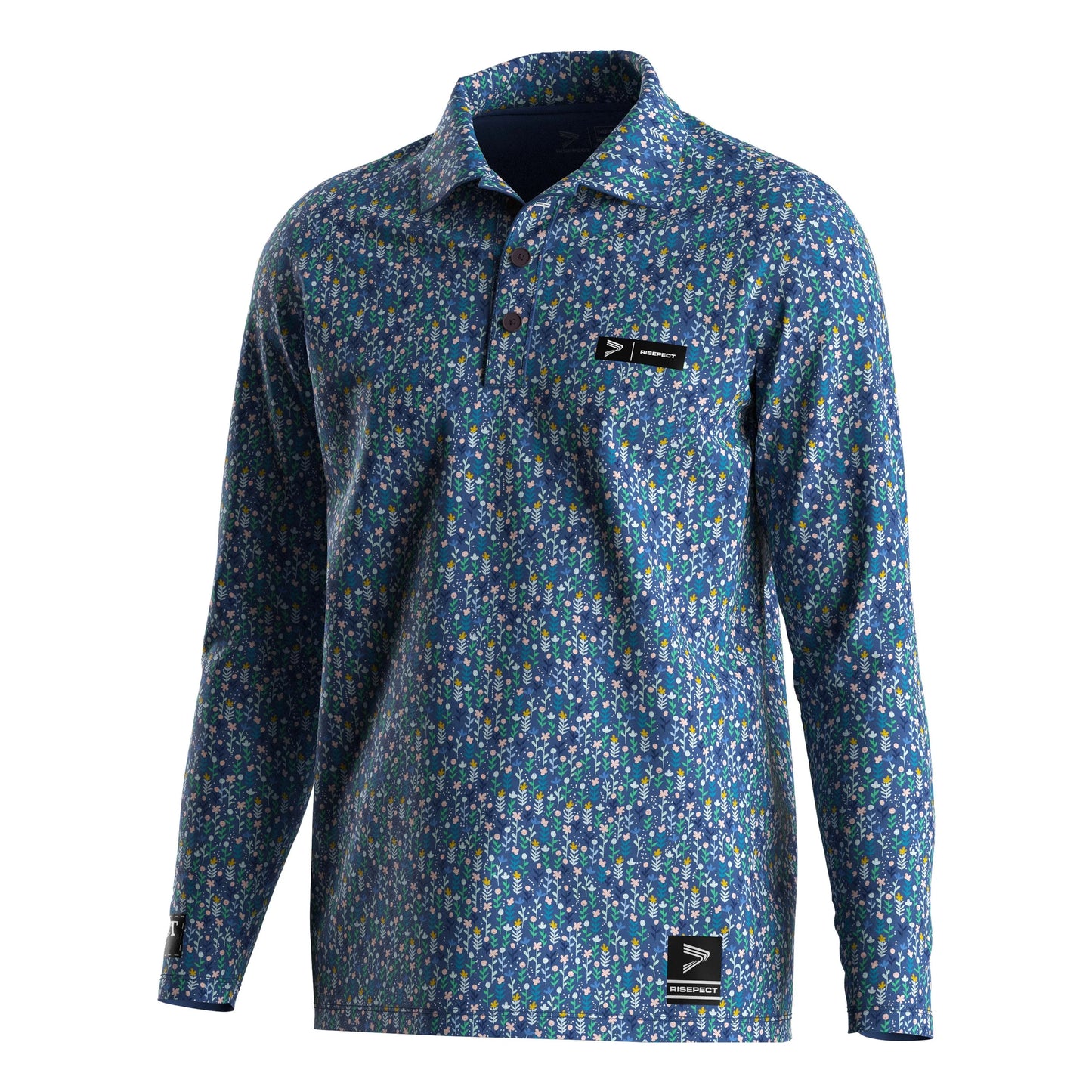 Quick Dry Sublimation Casual Tshirt Long Sleeve Men 100 Polyester Shirts Wholesale Golf Polo Shirt Uv Protect