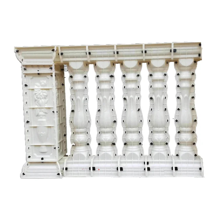 Factory Price Precast Plastic Baluster Pillar Mold for Casting in Place Concrete Household Product
