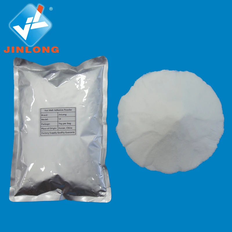 JINLONG DTF 75 Hardness TPU Powder Super Soft Hot Melt Adhesive White Powder for Screen Printing