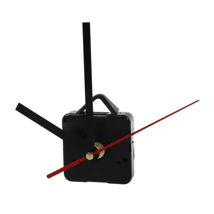 Battery Operated Clock Machines Silent With Black Quartz Needles