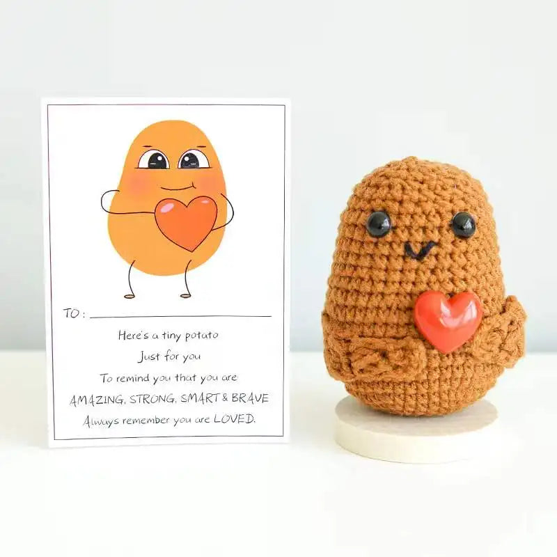 2024 Hot Selling Handmade Potato Fruits Doll New Positive Emotional Support Novelty Gift