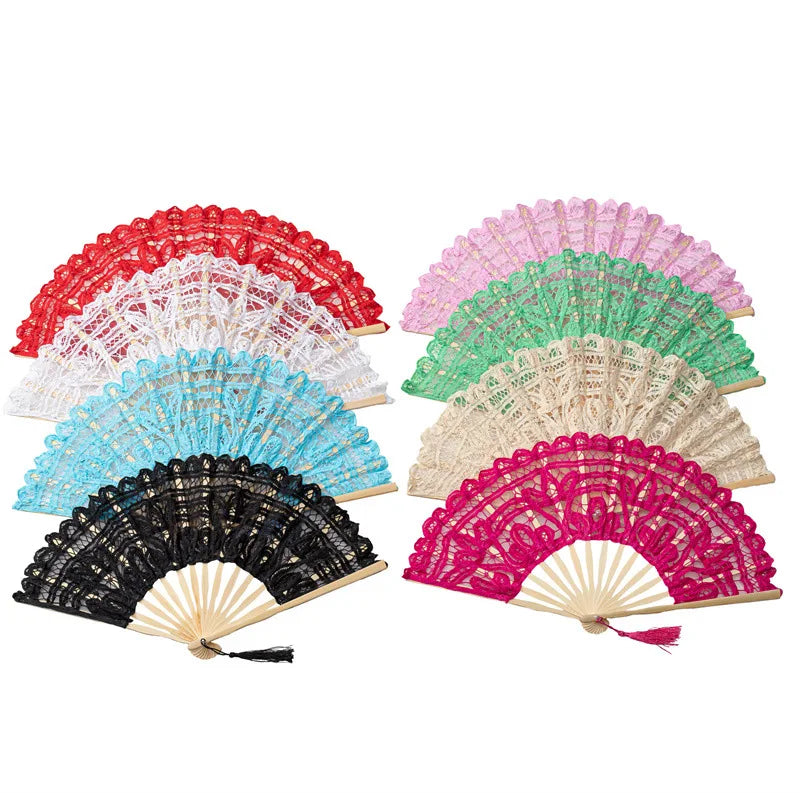 Hot Sales Promotion Custom A grade Bamboo Hand Fan  Love Theme Personalised Handheld Bamboo Fan Lace Hand Fan Chinese Wedding