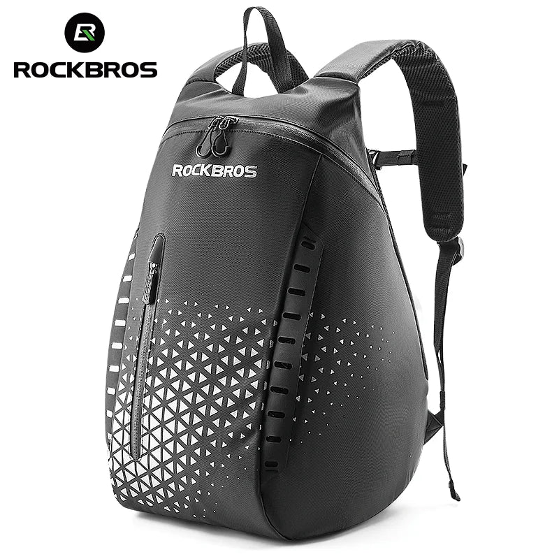 ROCKBROS Expandable Motorcycle Cycling Helmet Backpack Bicycle Motorcycle Helmet Waterproof Backpack