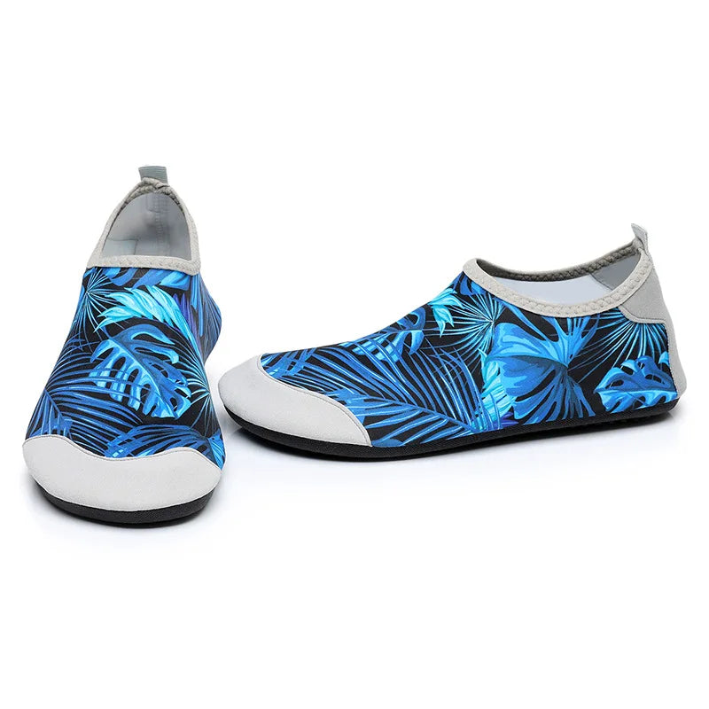 Ollas Unisex Swimming Neoprene Water Shoes Men Barefoot Outdoor Beach Upstream Aqua Shoes Plus Size Nonslip River Sea Diving