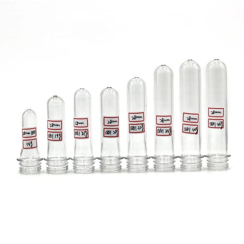 Preform Plastic Mineral Water Custom Specifications Color  28mm Short Neck 1881 Plastic-bottle-preform