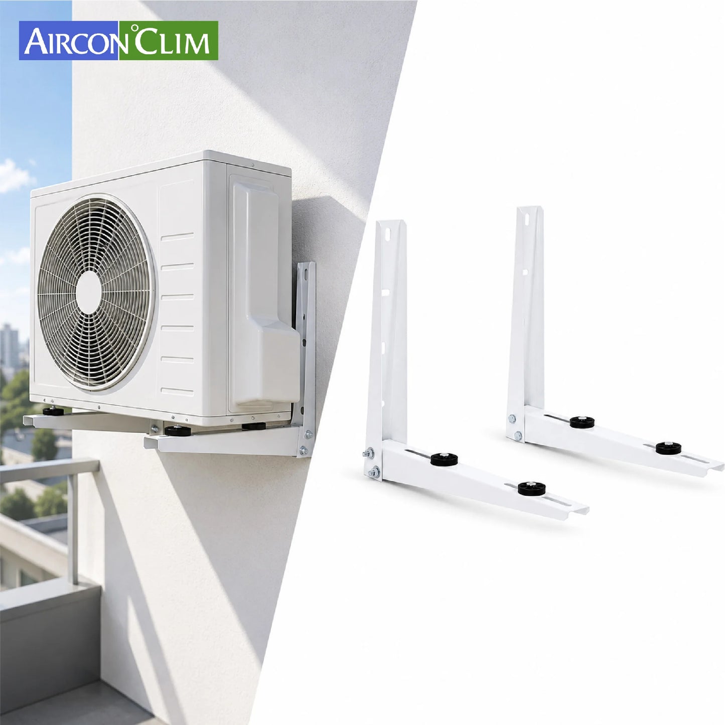 Outdoor Anti-vibration Universal Heavy Duty Wall Mounting Stand Foldable Universal Stainless Steel Split Air Conditioner Brac