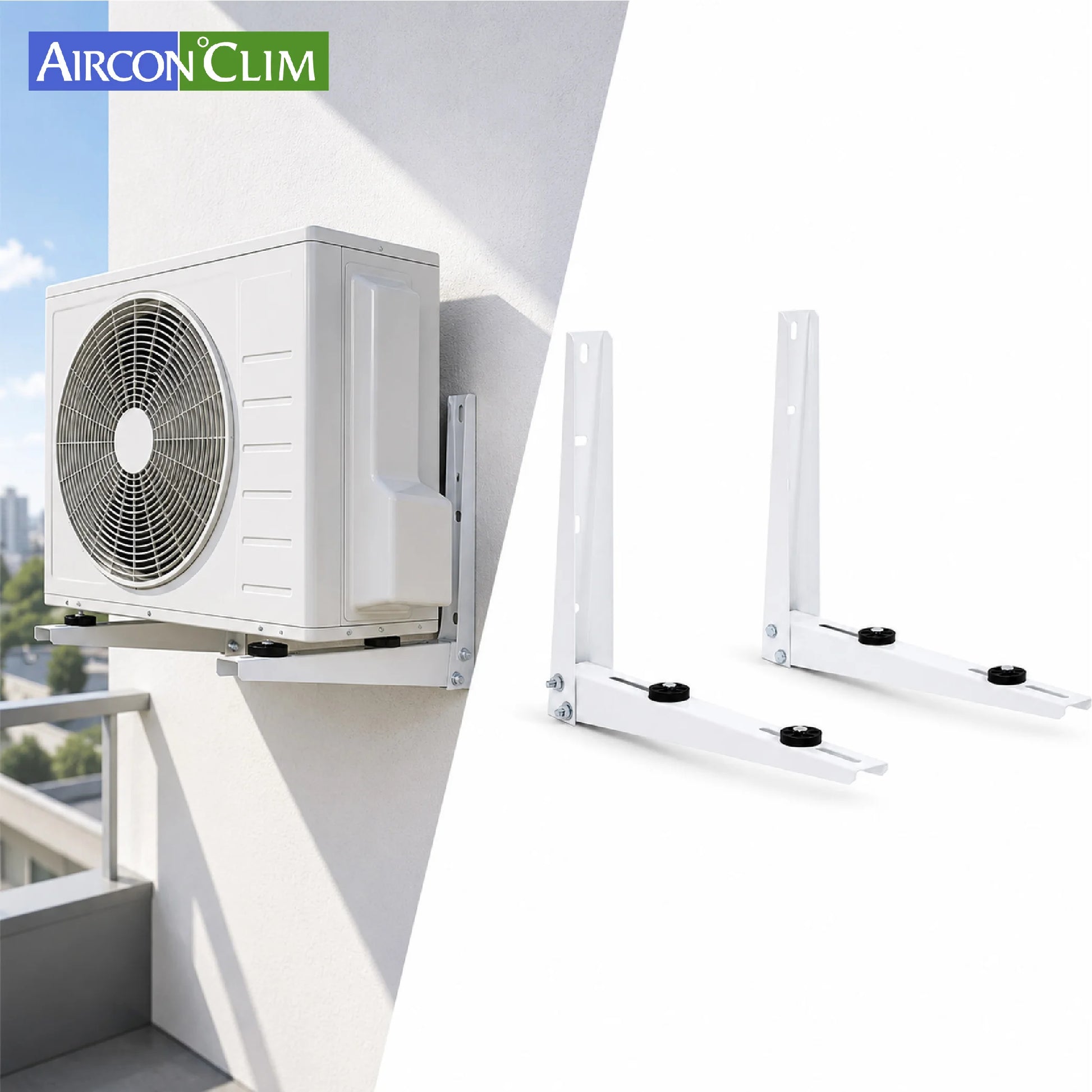 Outdoor Anti-vibration Universal Heavy Duty Wall Mounting Stand Foldable Universal Stainless Steel Split Air Conditioner Brac