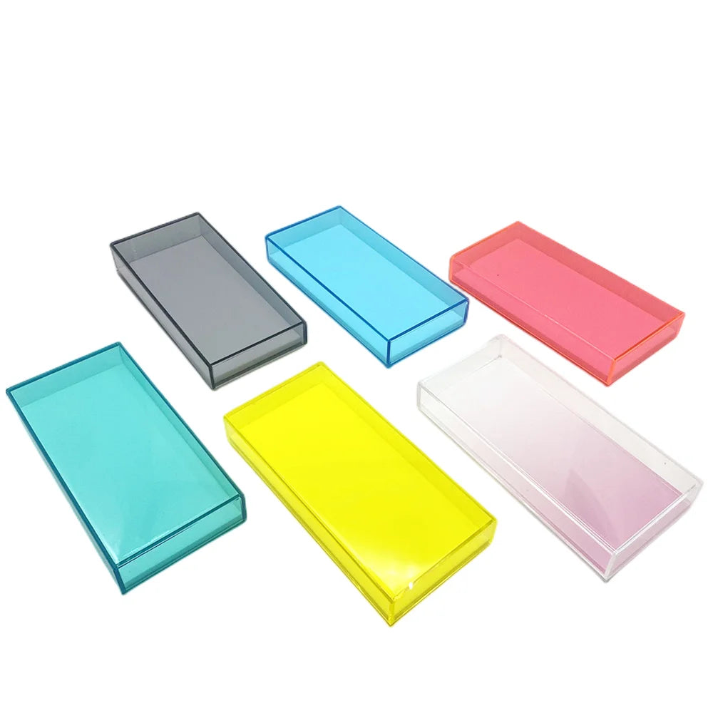 2023 Hot Selling Acrylic Eyelash Extension Accessories Lash Holder Plate Lash Tiles Eyelash Pallet Trays Custom Logo Cover Li