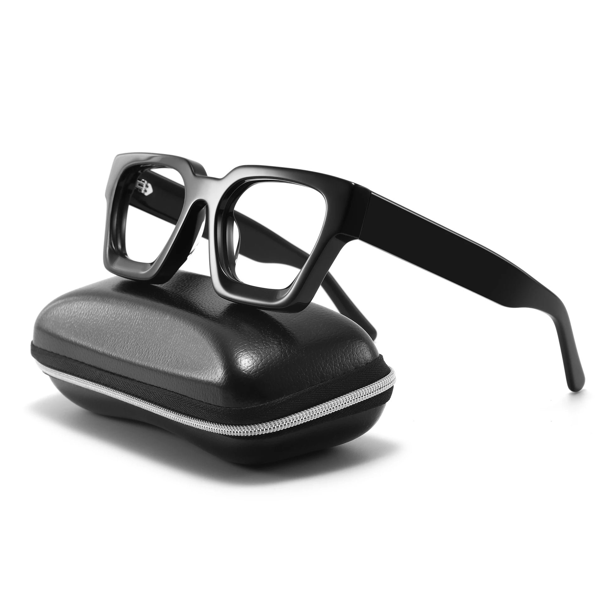 Hot Selling Black Eyeglasses Frames Handmade Eye Glasses Custom logo Brand Acetate Men's Eyeglasses Frames