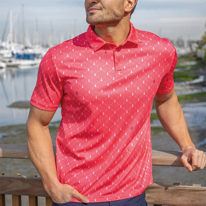 The Best-selling Summer Short-sleeved Men's Polo T-shirt Golf Top Unisex Digital Print Plus Size Men's Polo Shirt