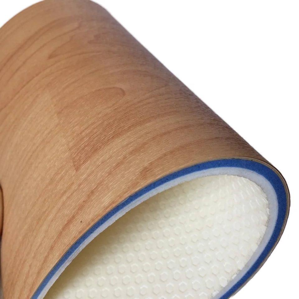 Australia Luxury Anti-Slip Indoor Vinyl Flooring PVC Interlocking Plastic 3D Model Design Wooden Colors Parquet Basketball Co