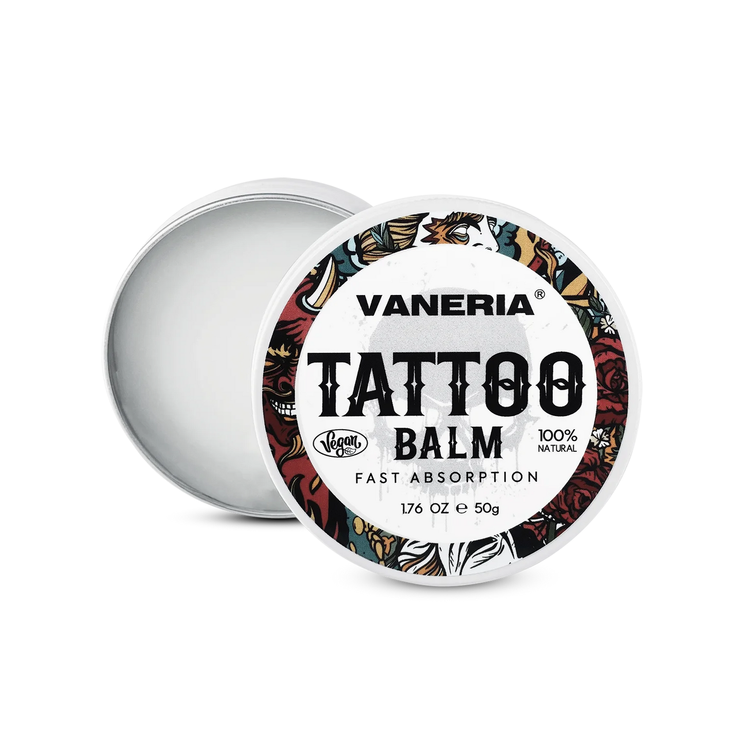 VANERIA Tattoo Aftercare Cream Soothing Promote Repair Skin Private Label Custom Tattoo Balm